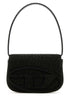 Diesel Women Black Leather 1Dr Shoulder Bag by Luosophy