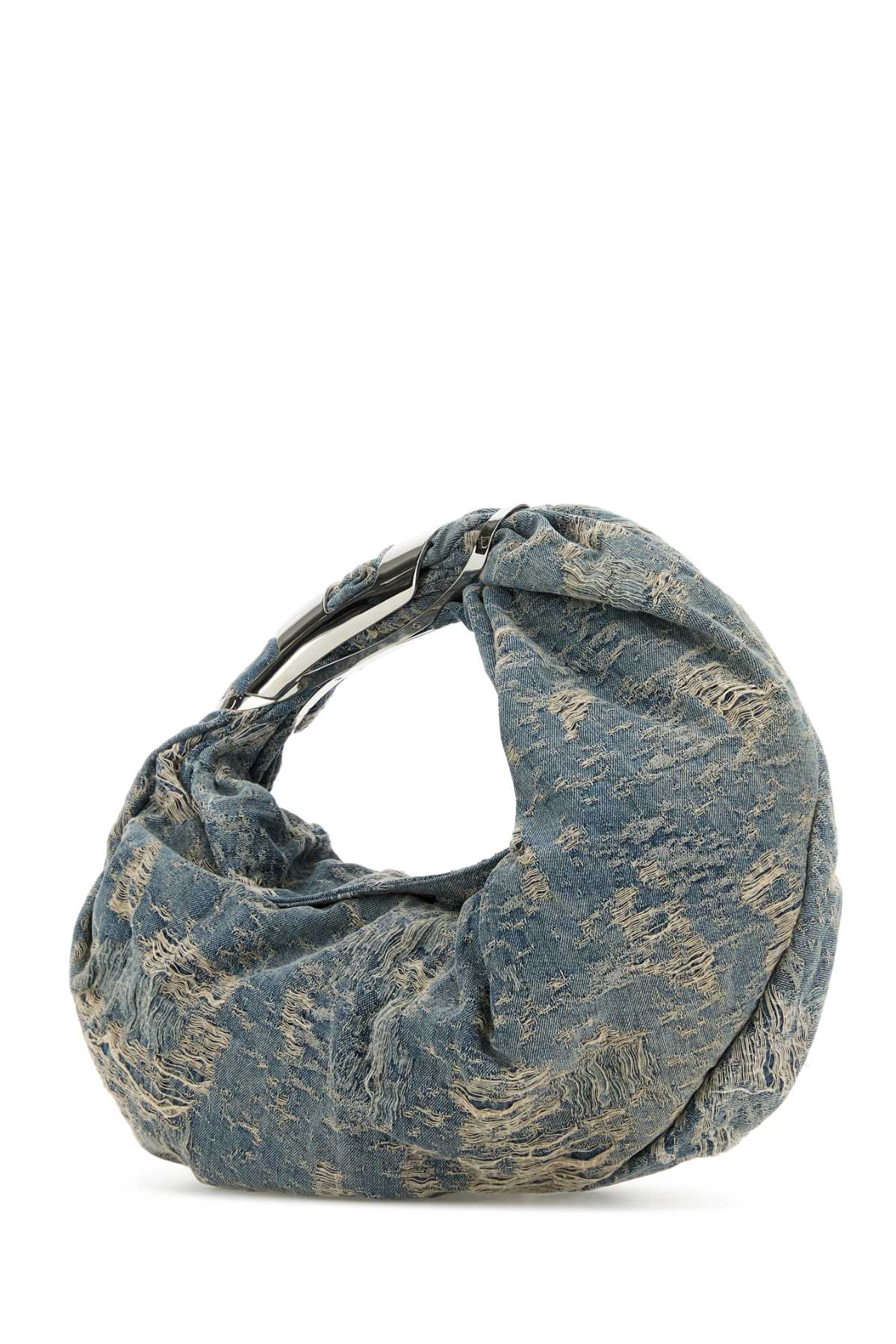 Diesel Women Denim Grab-D Hobo Shopping Bag by Luosophy