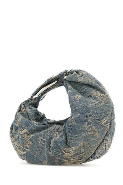 Diesel Women Denim Grab-D Hobo Shopping Bag by Luosophy