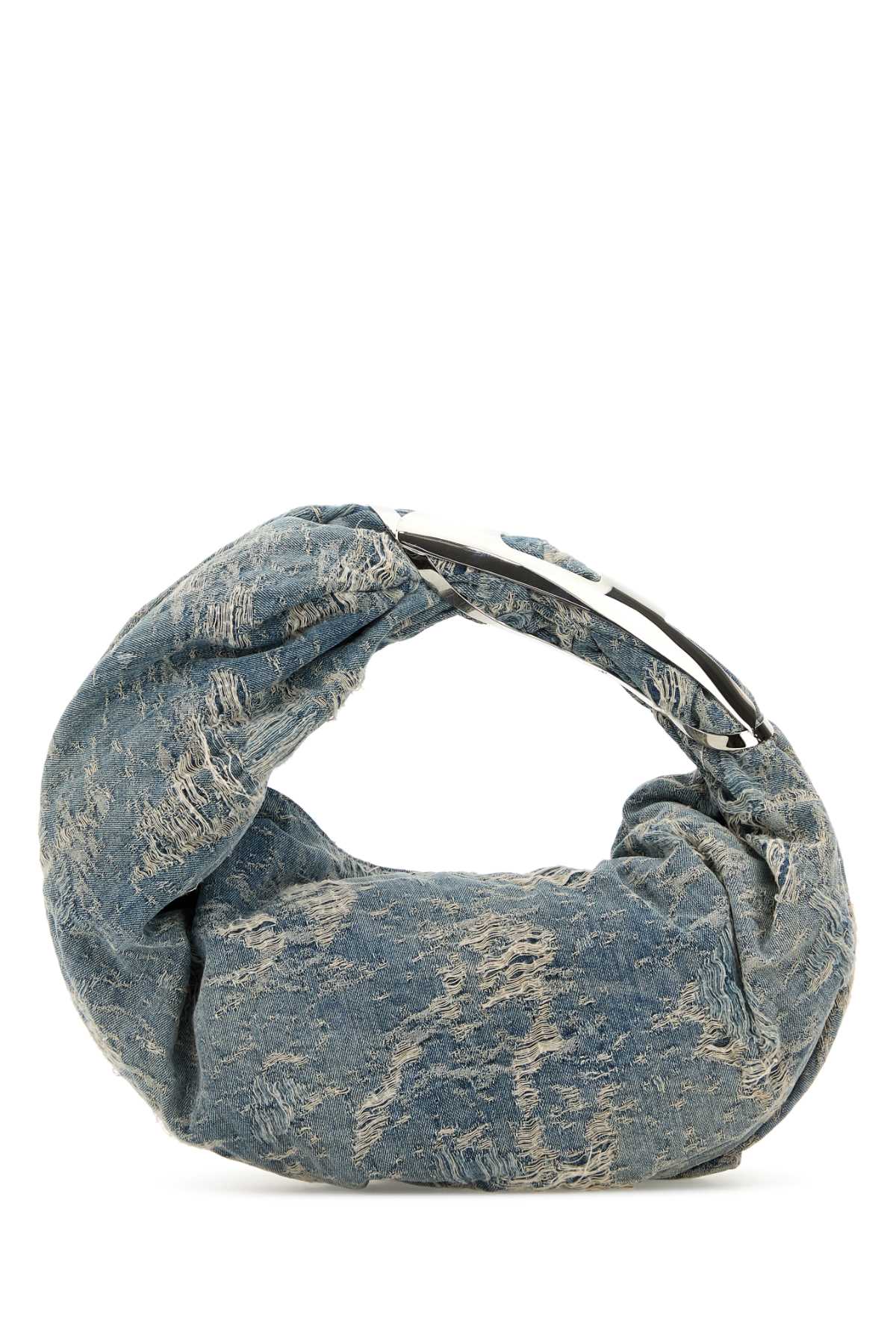 Diesel Women Denim Grab-D Hobo Shopping Bag by Luosophy
