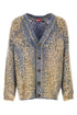 Diesel Men Printed Cotton Blend Cardigan by Luosophy