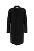 Gucci Men Black Wool Coat by Luosophy