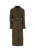 Jil Sander Women Embroidered Wool Blend Coat by Luosophy