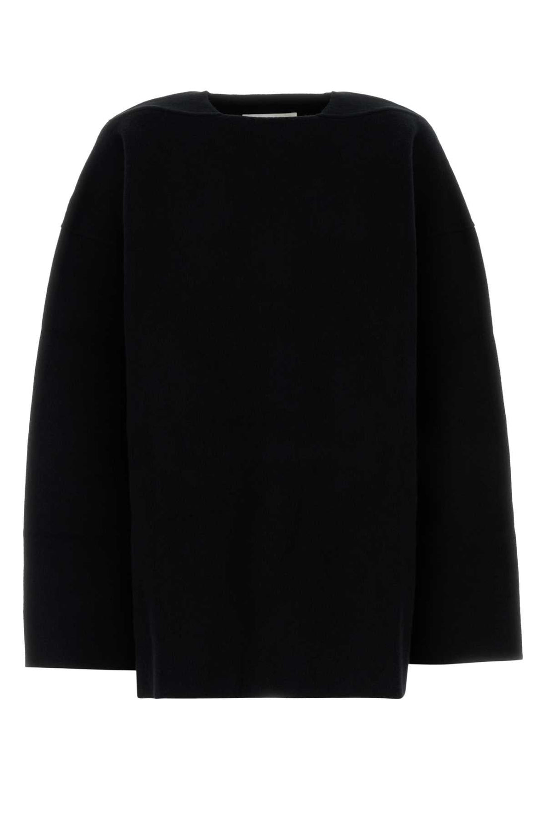 Jil Sander Women Black Wool Blend Oversize Sweater  DestGlow