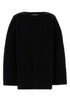 Jil Sander Women Black Wool Blend Oversize Sweater  DestGlow