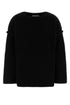Jil Sander Women Black Wool Sweater by Luosophy