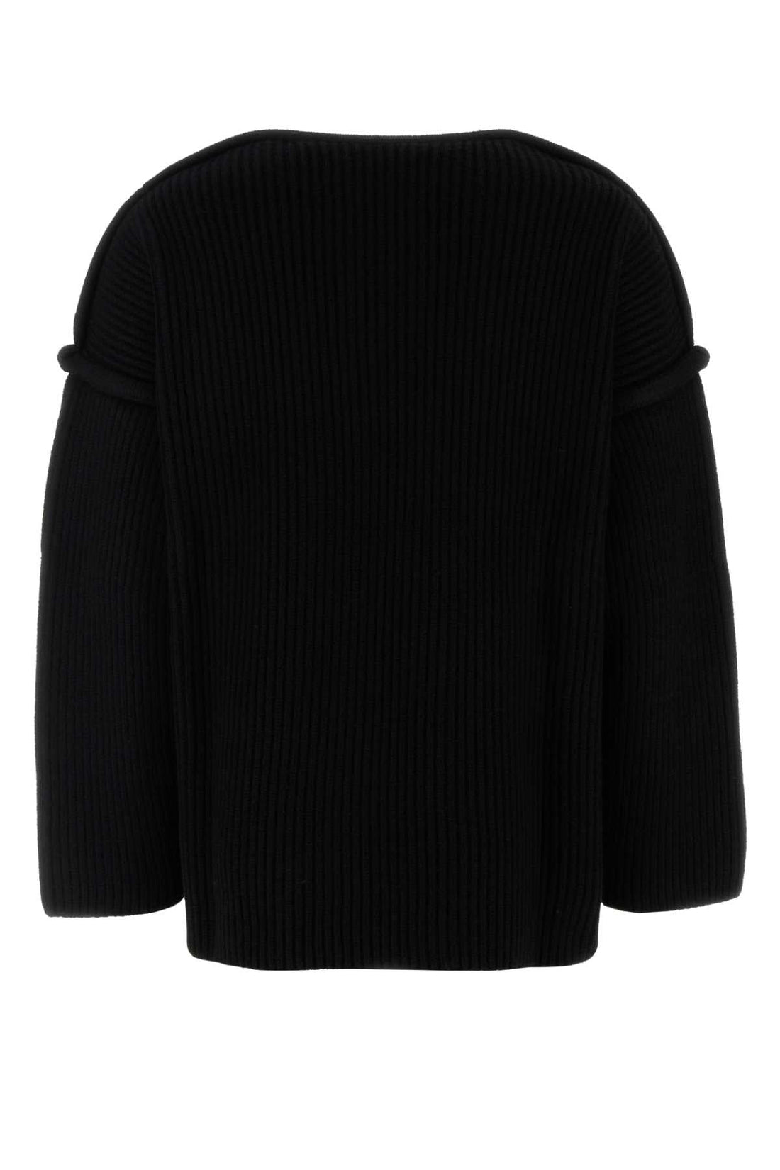 Jil Sander Women Black Wool Sweater by Luosophy