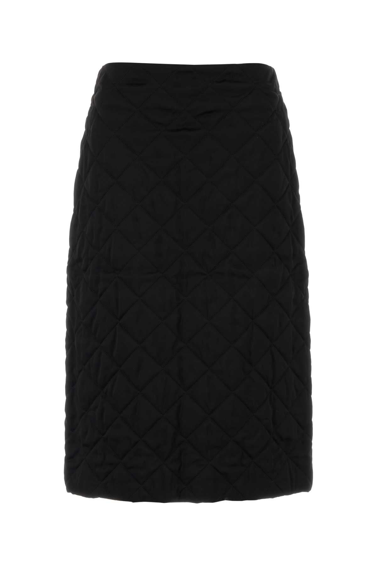 Jil Sander Women Black Viscose Skirt by Luosophy