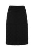 Jil Sander Women Black Viscose Skirt by Luosophy