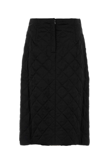 Jil Sander Women Black Viscose Skirt