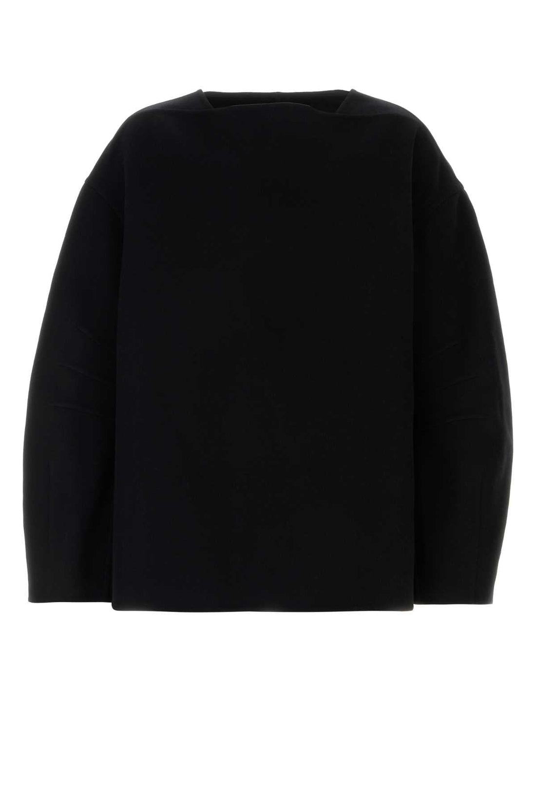 Jil Sander Men Black Wool Oversize Sweater  DestGlow