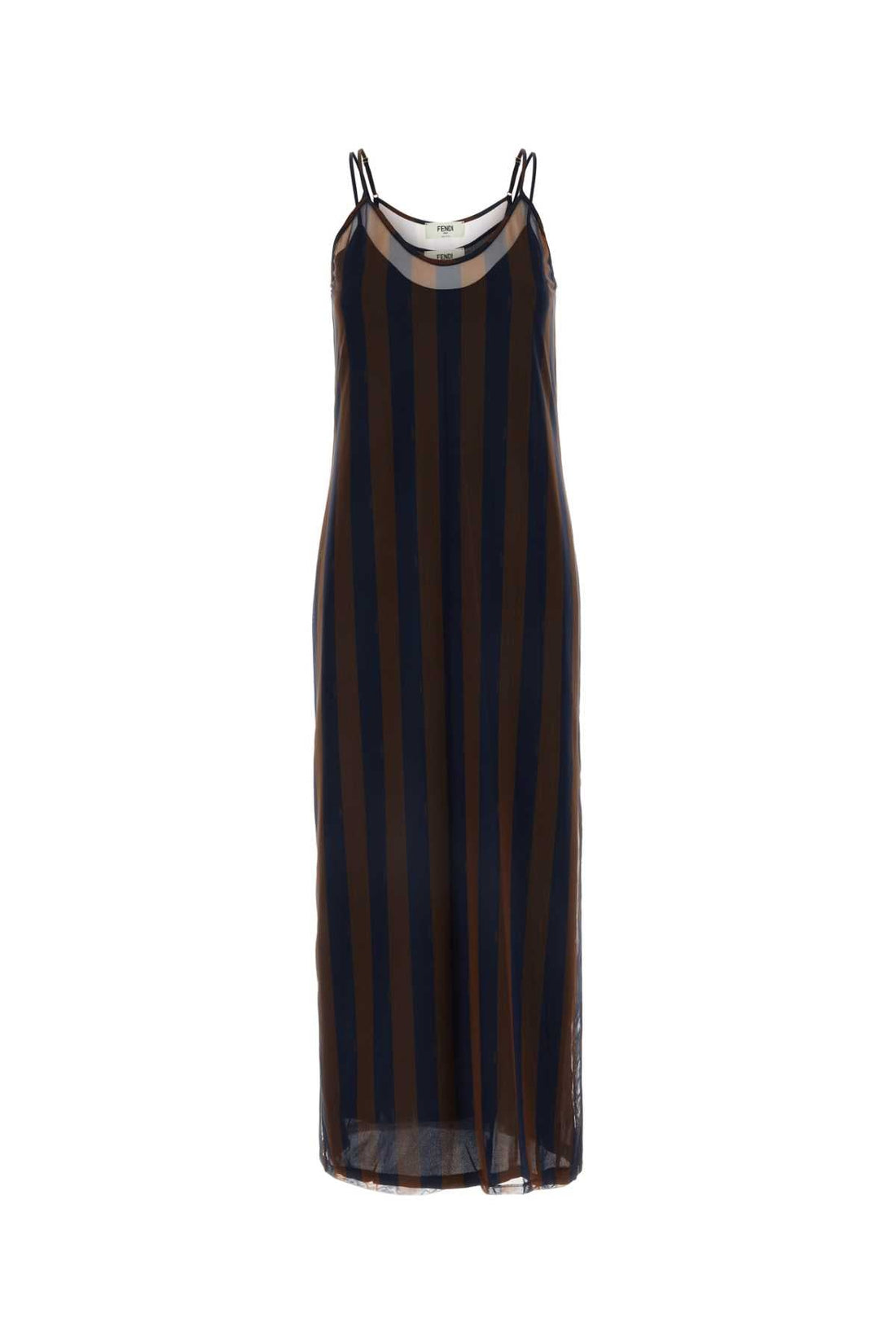 Fendi Women Printed Stretch Tulle Dress by Luosophy