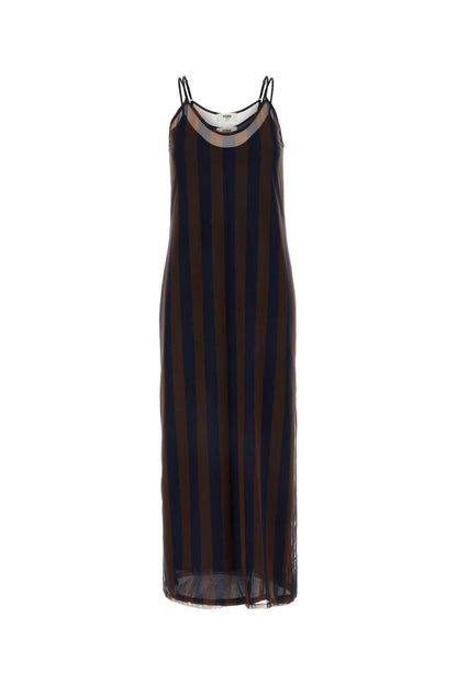 Fendi Women Printed Stretch Tulle Dress by Luosophy