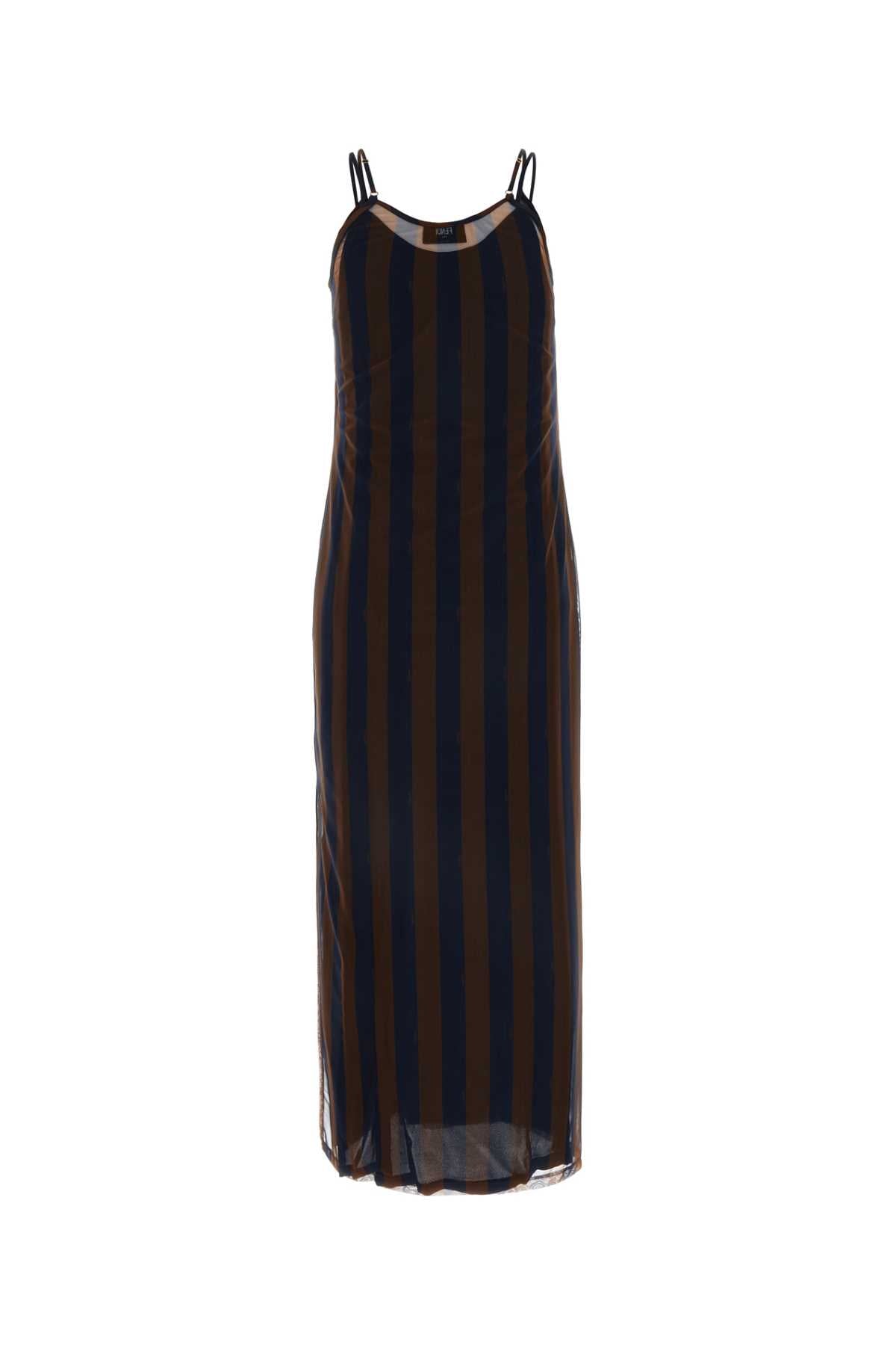 Fendi Women Printed Stretch Tulle Dress by Luosophy