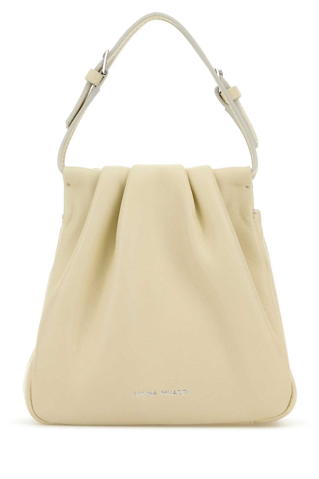 Amina Muaddi Women Iovry Nappa Leather Vittoria Crystal Handbag by Luosophy