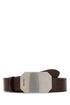 Miu Miu Women Chocolate Leather Belt by Luosophy