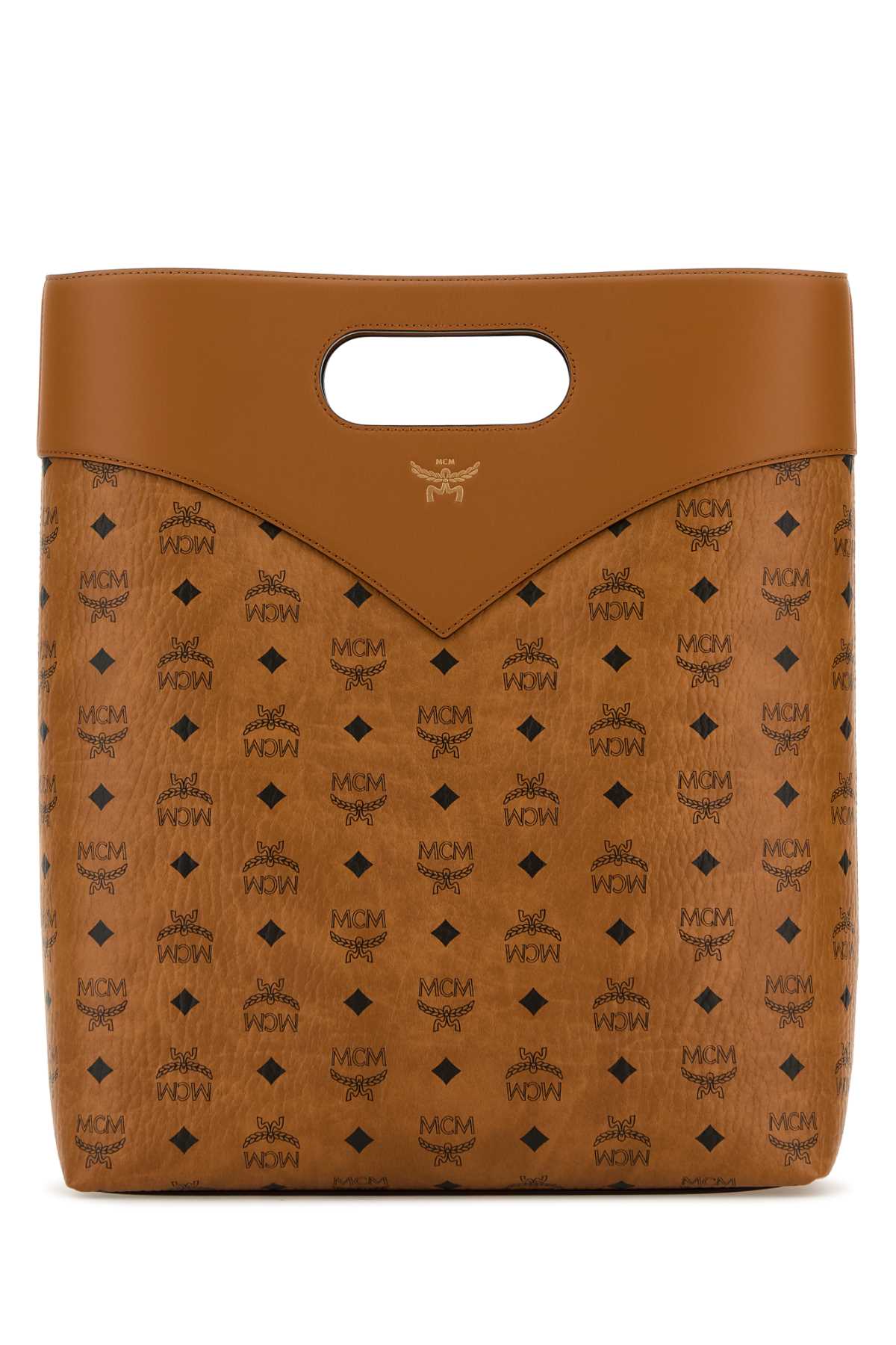 Mcm Men Printed Canvas Shopping Bag by Luosophy