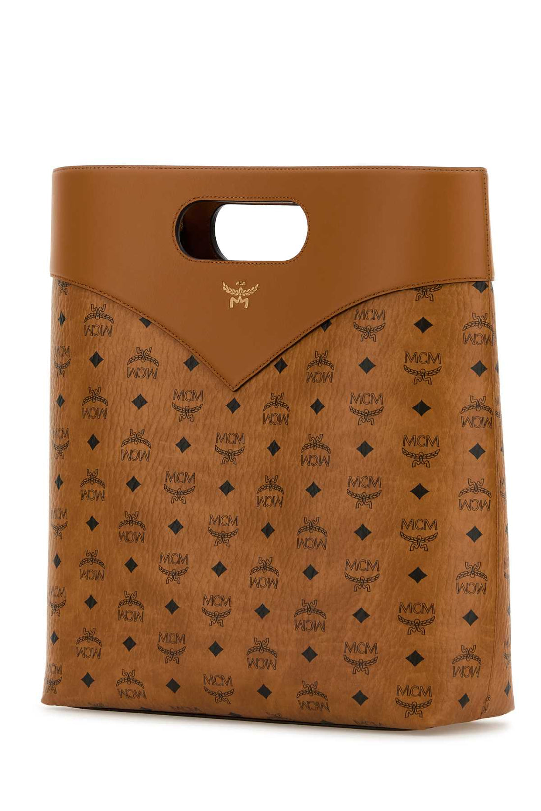 Mcm Men Printed Canvas Shopping Bag by Luosophy