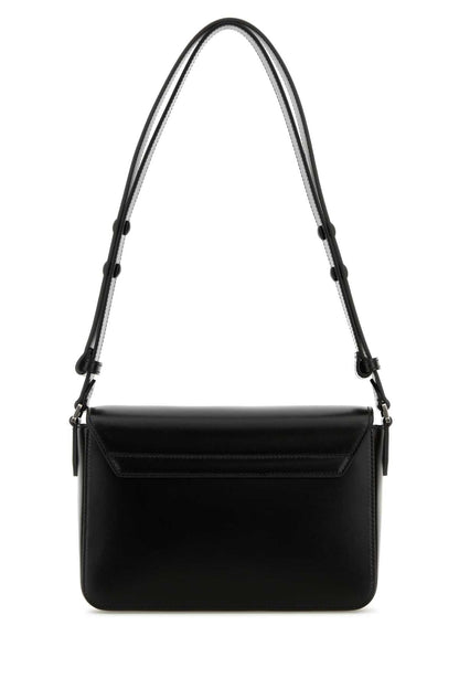 Montblanc Men Black Leather Meisterstuck Shoulder Bag by Luosophy