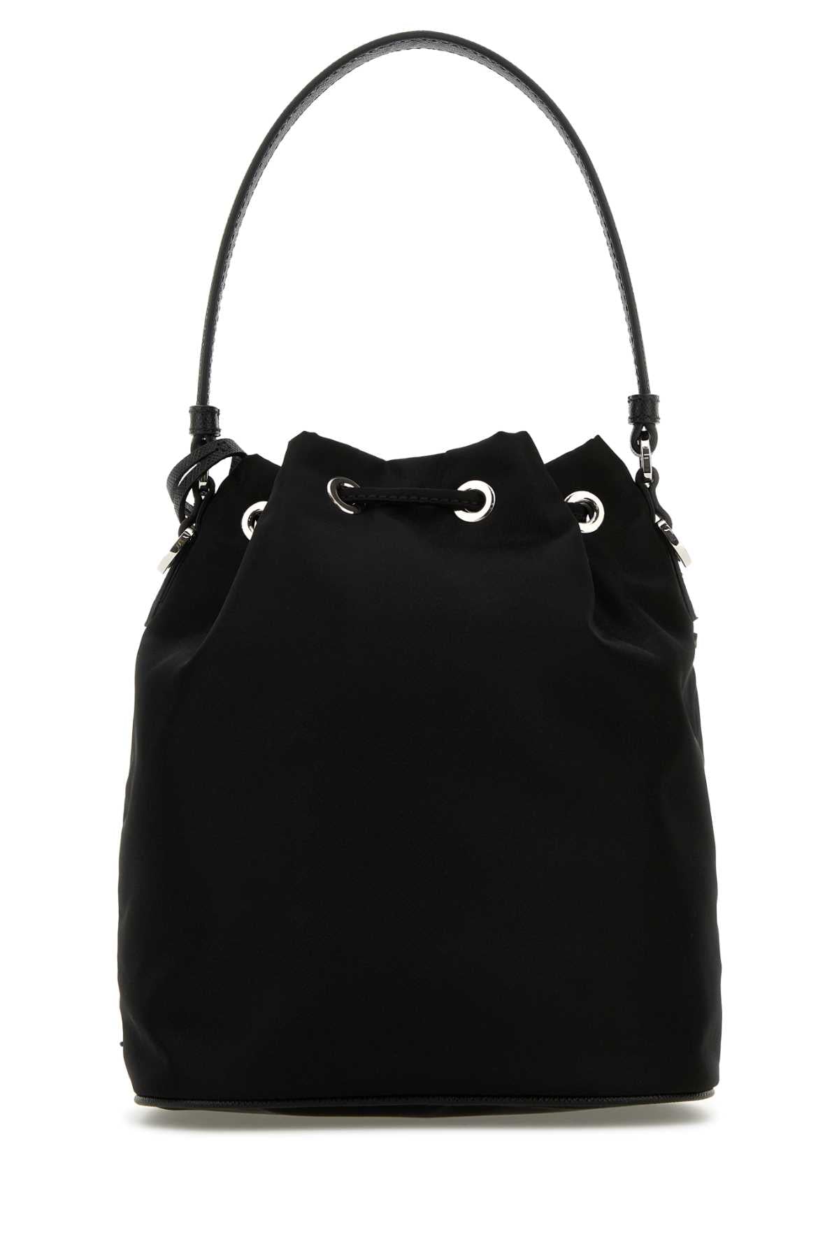 Prada Women Black Nylon Bucket Bag by Luosophy