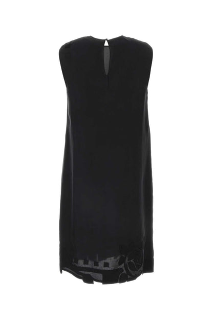 Prada Women Black Silk Dress by Luosophy