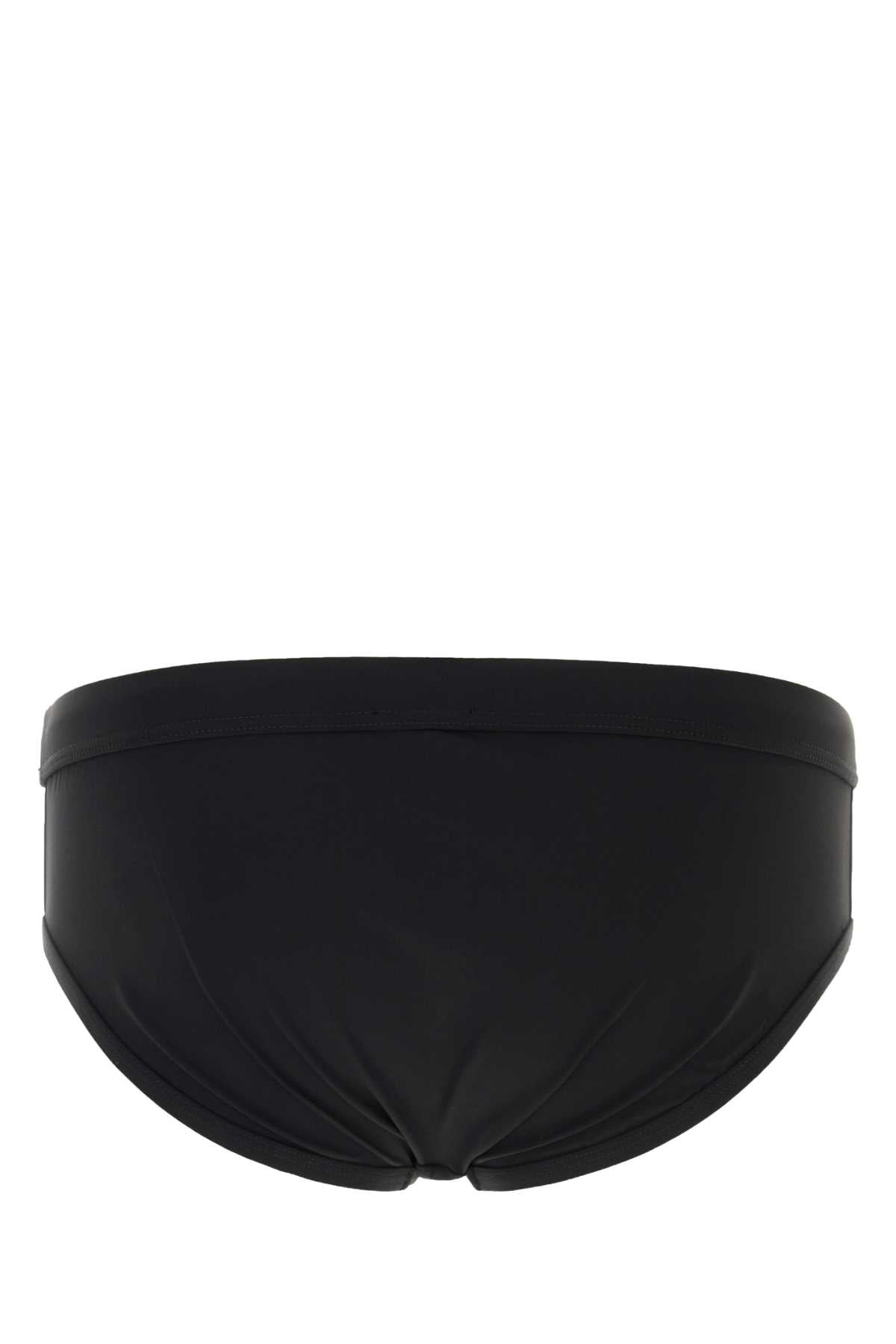 Dolce &amp; Gabbana Men Black Stretch Nylon Swimming Brief