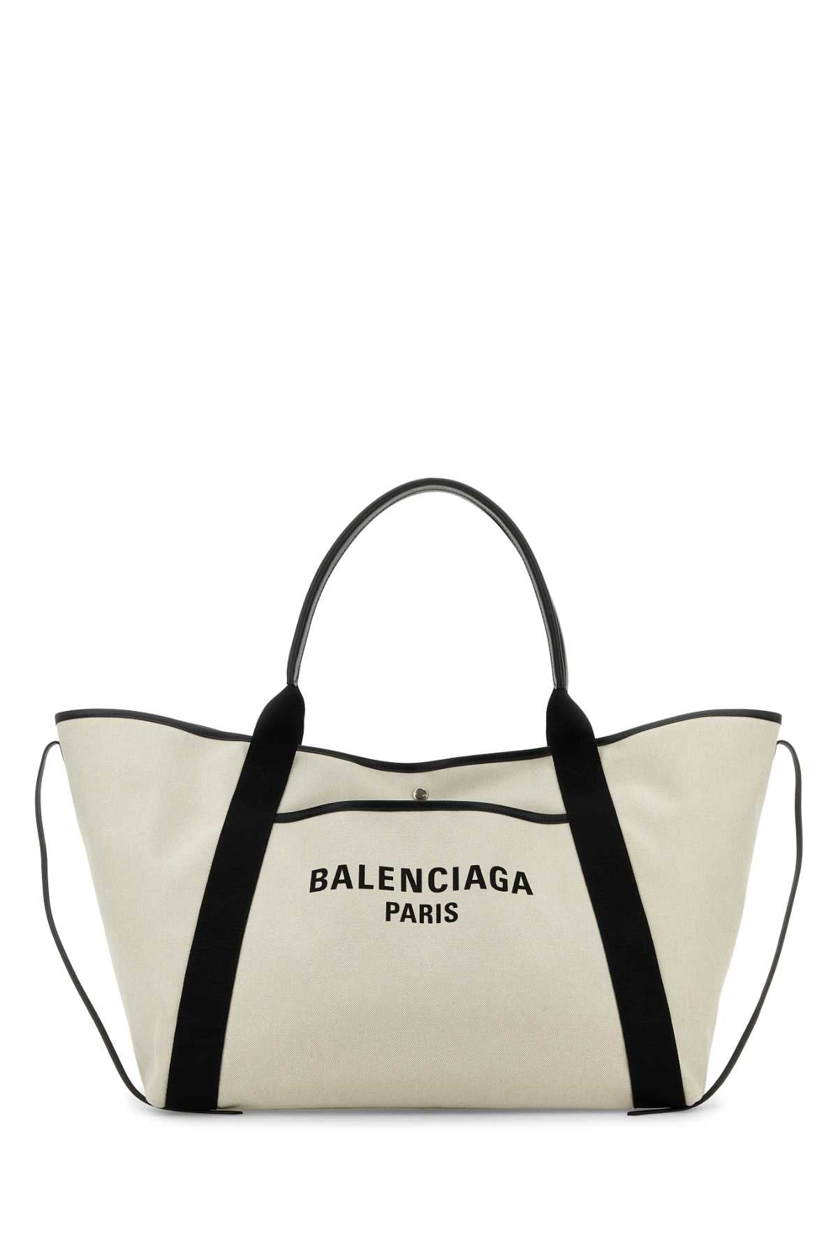 Balenciaga Women Sand Canvas Large Biarritz Shopping Bag by Luosophy