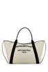 Balenciaga Women Sand Canvas Large Biarritz Shopping Bag by Luosophy