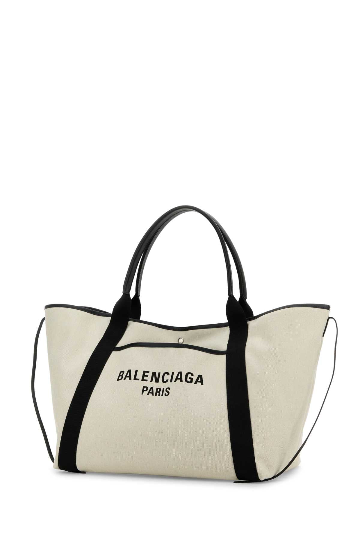 Balenciaga Women Sand Canvas Large Biarritz Shopping Bag by Luosophy