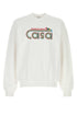 Casablanca Men White Cotton Sweatshirt by Luosophy