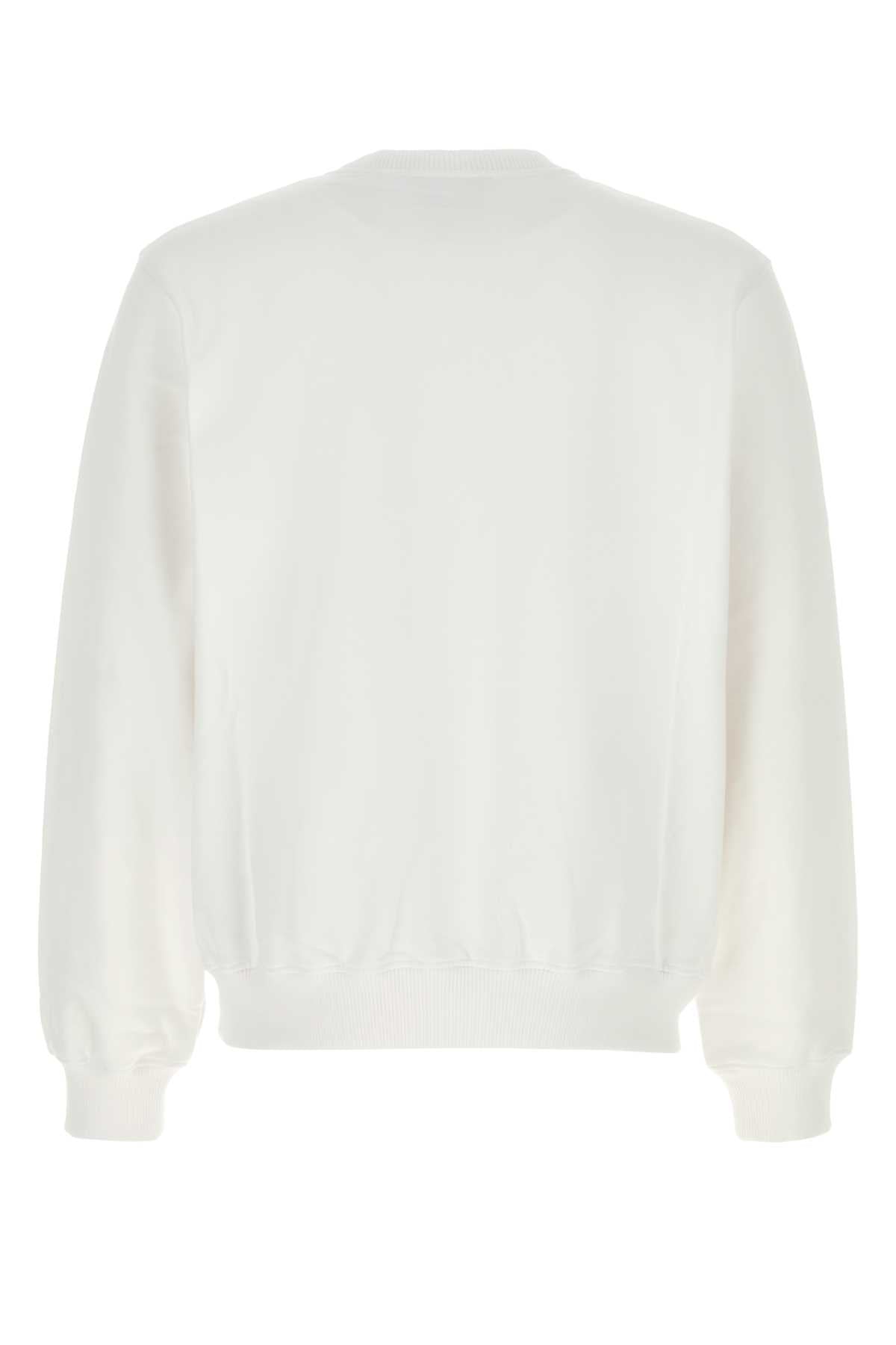 Casablanca Men White Cotton Sweatshirt by Luosophy