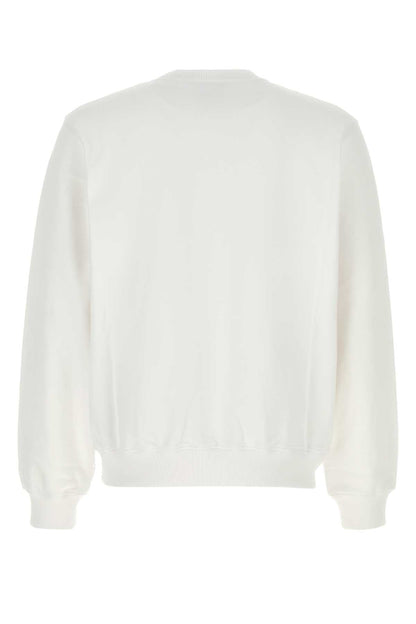 Casablanca Men White Cotton Sweatshirt by Luosophy
