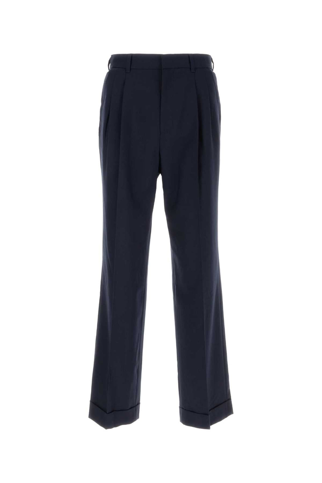 Casablanca Men Navy Blue Wool Pant