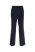 Casablanca Men Navy Blue Wool Pant by Luosophy