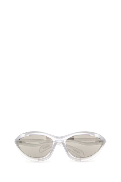Prada Women Transparent Acetate Sunglasses by Luosophy