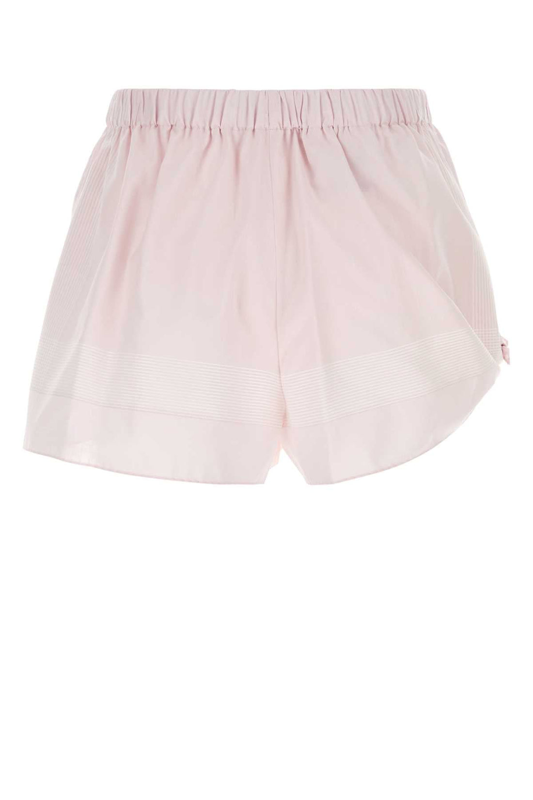 Prada Women Pastel Pink Cotton Shorts by Luosophy