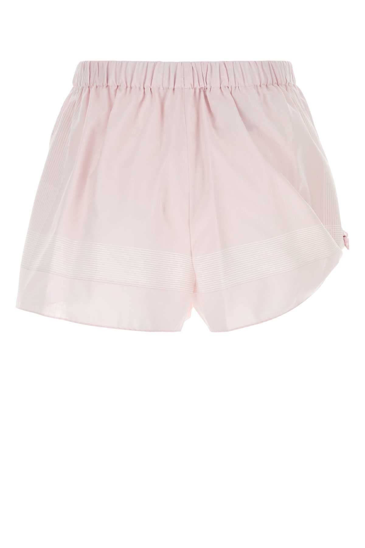 Prada Women Pastel Pink Cotton Shorts  DestGlow