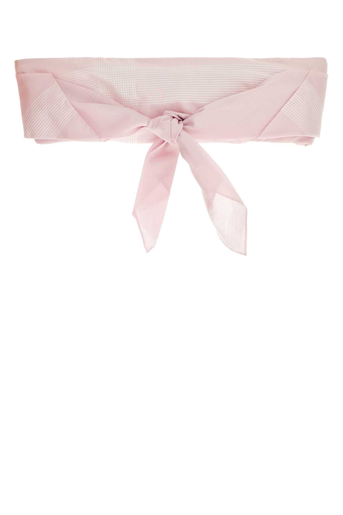 Prada Women Pastel Pink Cotton Crop-Top by Luosophy