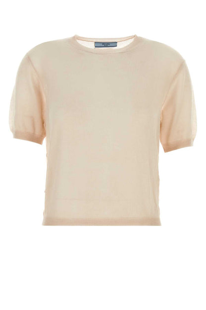 Prada Women Skin Pink Cashmere Sweater by Luosophy
