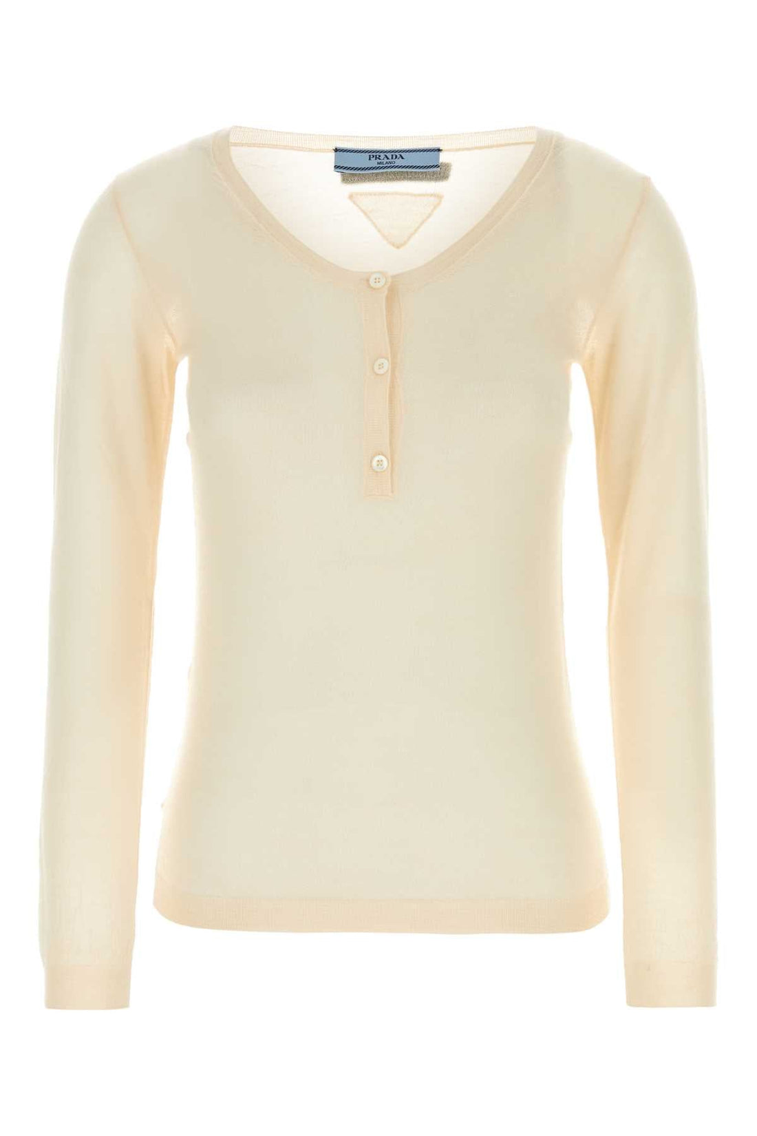 Prada Women Skin Pink Cashmere Blend Sweater by Luosophy