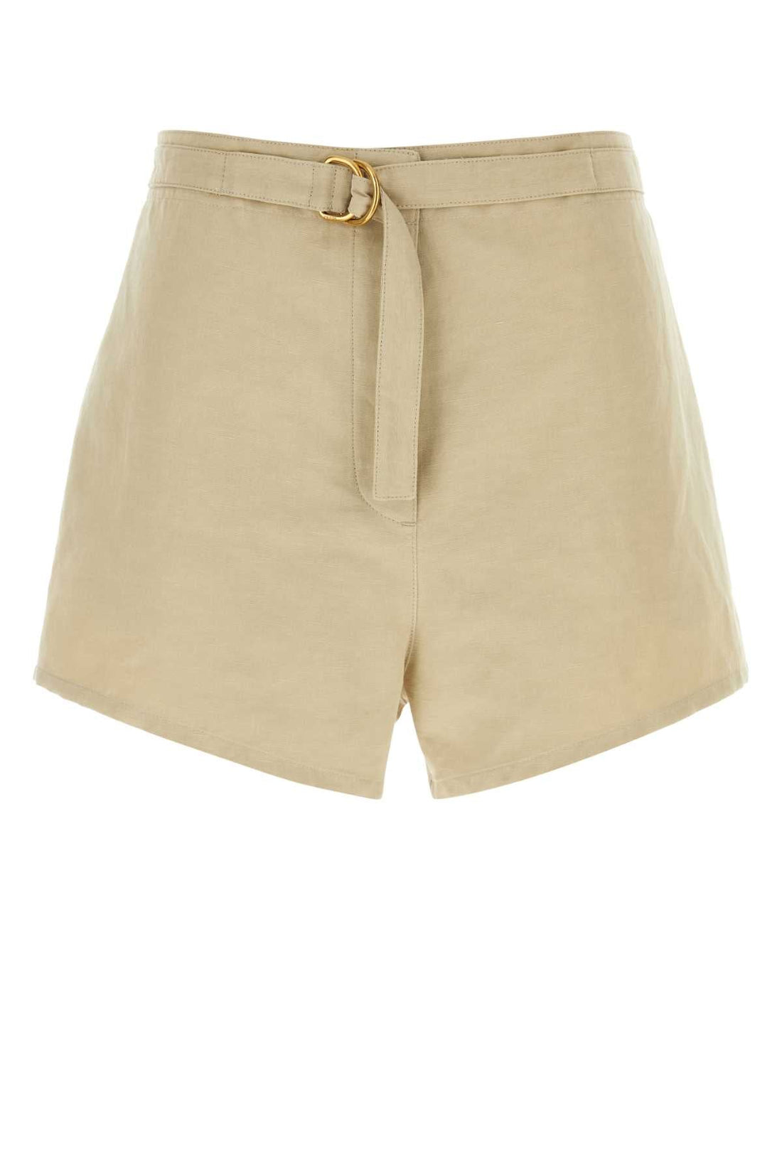 Prada Women Beige Cotton Blend Shorts by Luosophy