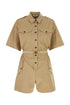 Prada Women Khaki Cotton Jumpsuit by Luosophy