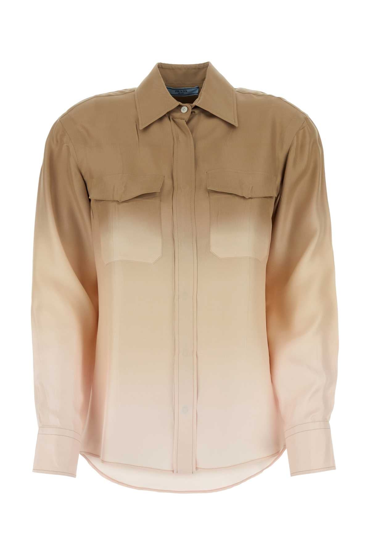 Prada Women Multicolor Twill Shirt by Luosophy