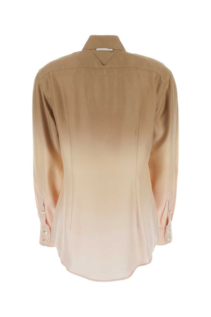 Prada Women Multicolor Twill Shirt by Luosophy