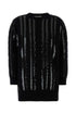 Max Mara Women Black Wool Blend Mambo Sweater Dress by Luosophy