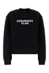Dsquared Women Black Cotton Sweatshirt by Luosophy