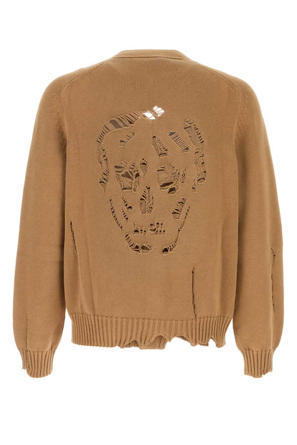 Alexander Mcqueen Men Biscuit Cotton Cardigan by Luosophy