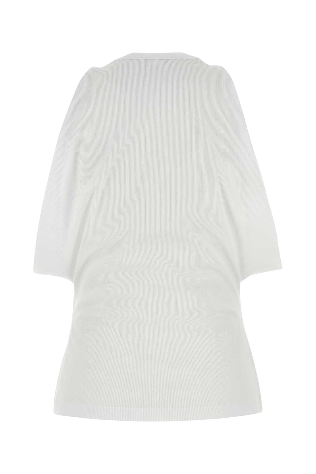 Alexander Mcqueen Women White Stretch Cotton Top by Luosophy