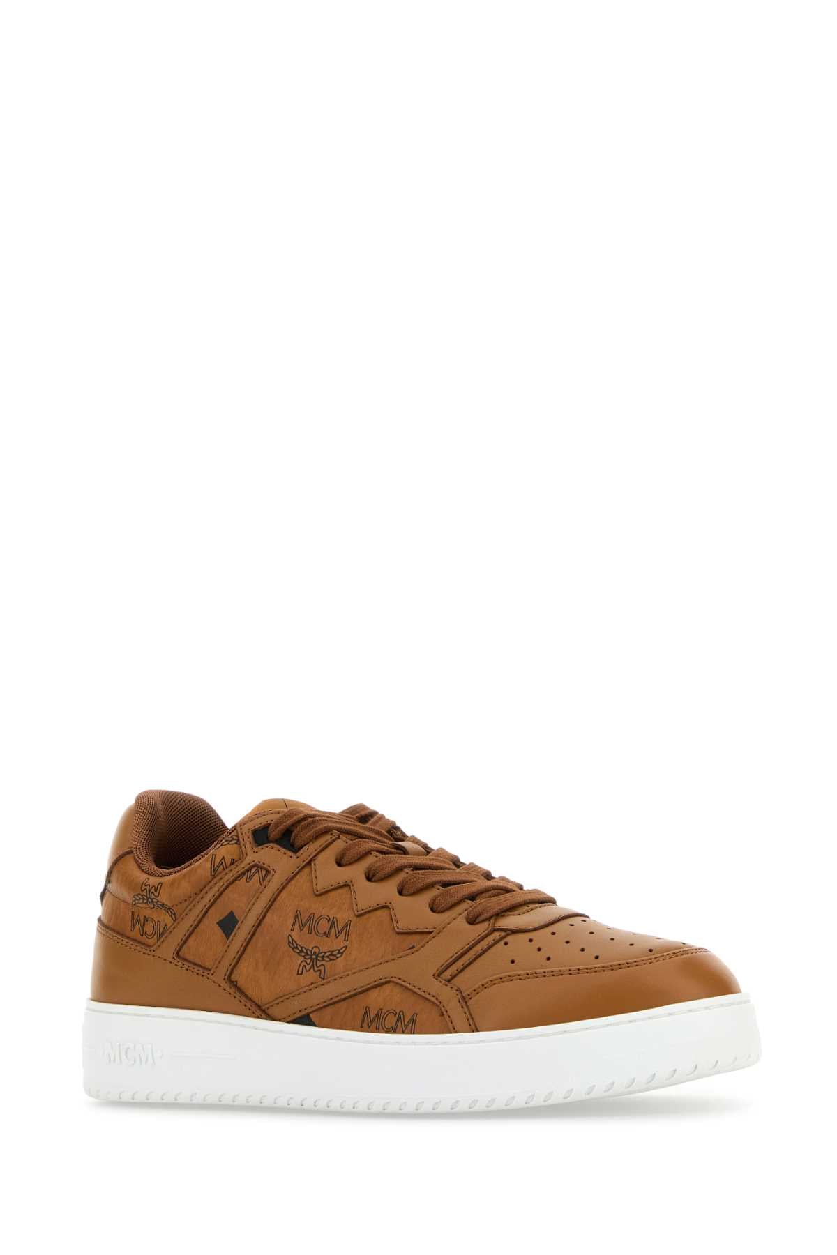 Mcm Men Printed Canvas Terrain Sneakers by Luosophy