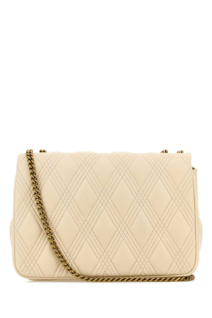 Valentino Garavani Women Ivory Nappa Leather Large Quiltie 67 Shoulder Bag by Luosophy